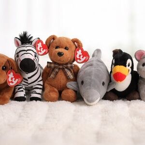 Beanie Babies Plush Toy Set